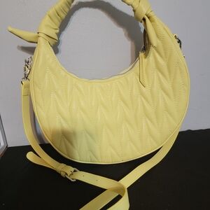 Yellow Quilted Women's Bag